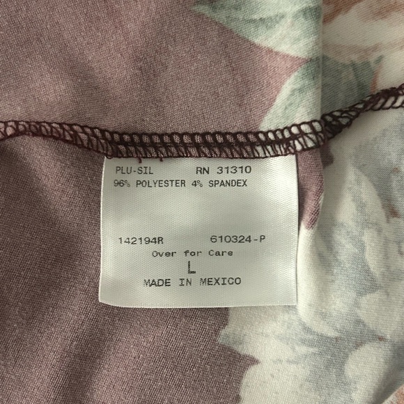 Fortune + Ivy Irene Faux Wrap Brushed Knit Large Maxi Dress - Picture 4 of 4